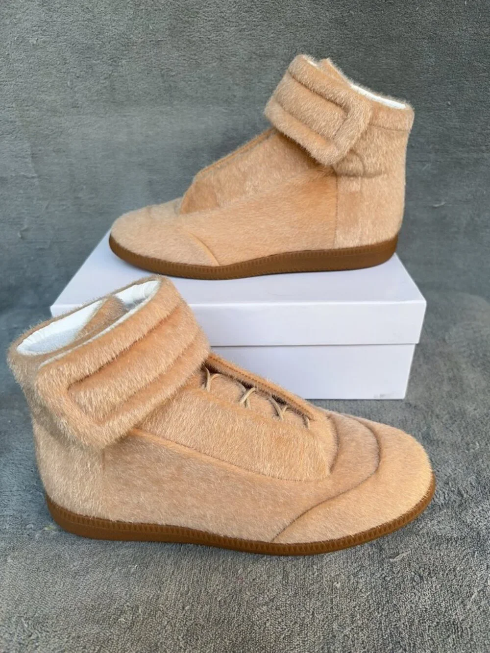Maison Margiela Future High-Top Casual Boots (Pony Hair)